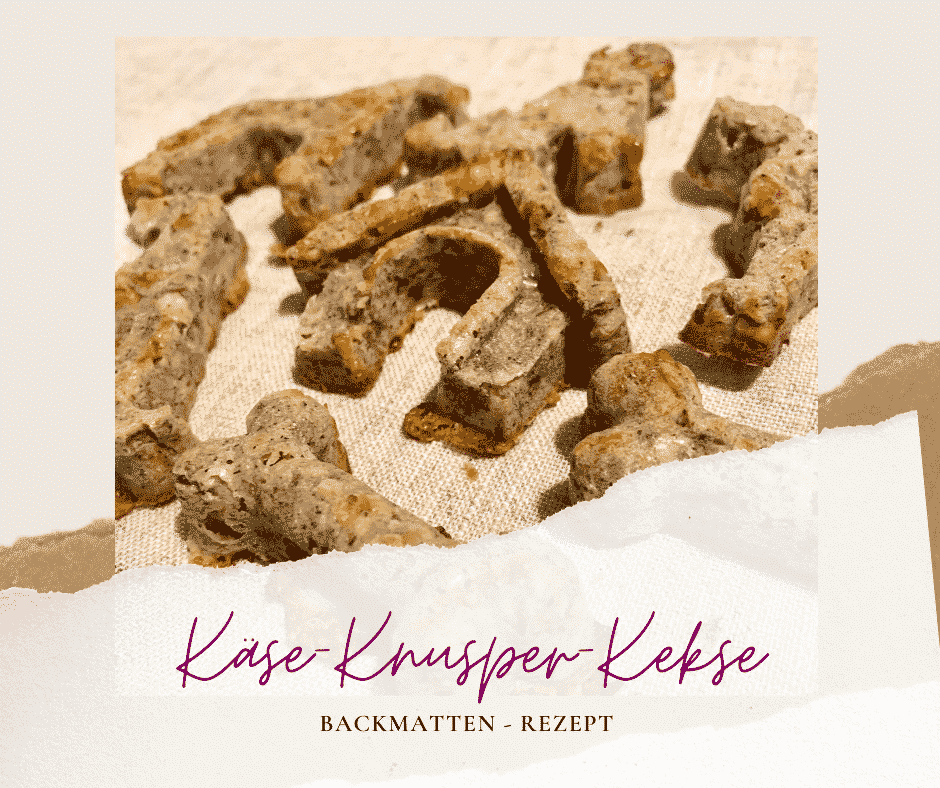 Backmatten Rezept: Käse-Knusper-Kekse