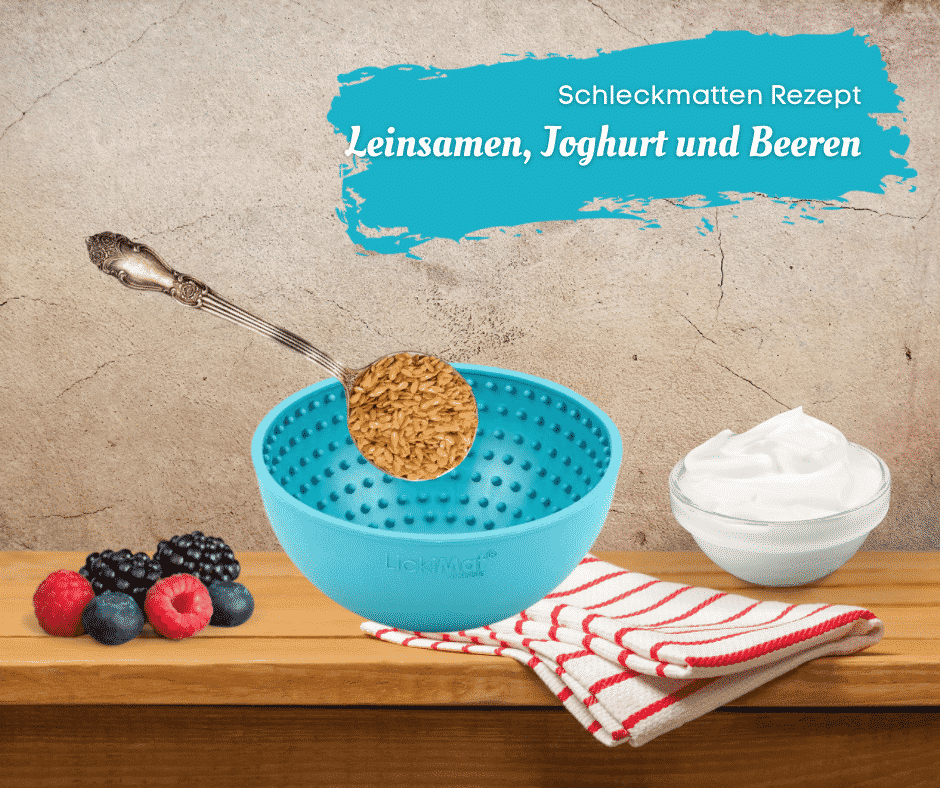 Schleckmatten-Rezept: Leinsamen, Joghurt und Beeren